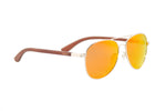 Orange "Aviator" Polarized Sunglasses
