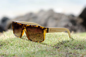 Tortoise "Square" Polarized Eco-Friendly Sunglasses