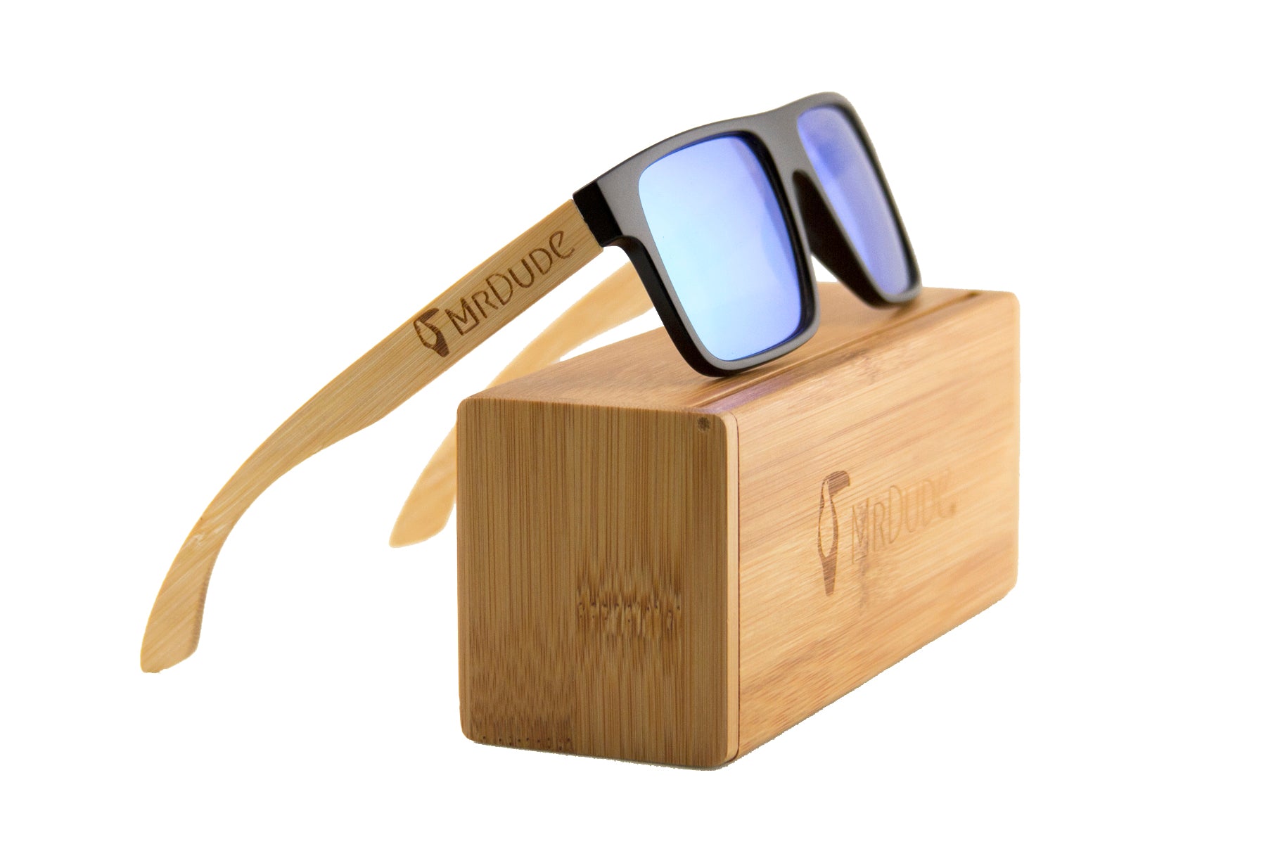 Green "Square" Polarized Eco-Friendly Sunglasses