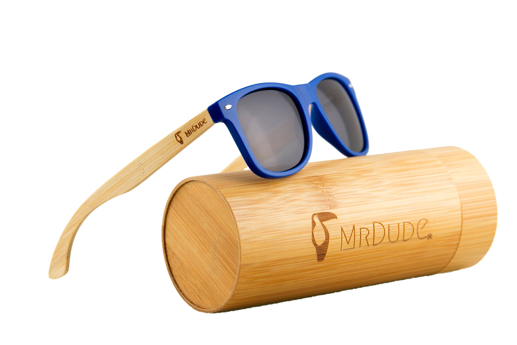 Blue "Wayfarer" Polarized Eco-Friendly Sunglasses