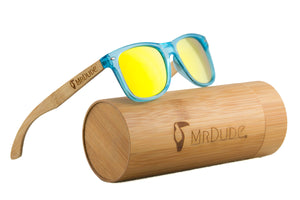 Orange "Miami" Polarized Eco-Friendly Sunglasses