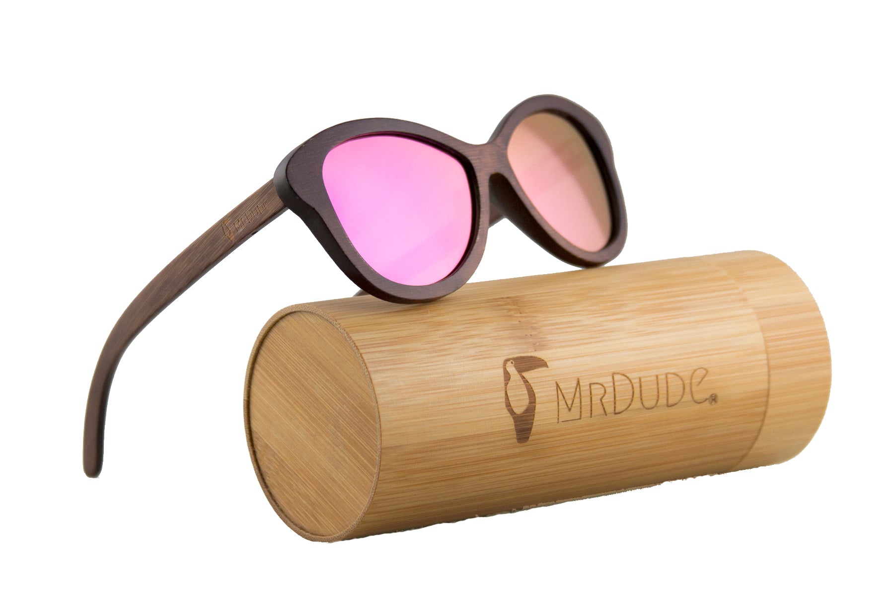 Pink "Butterfly" Polarized Sunglasses